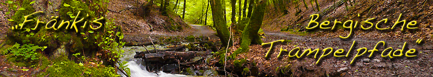 Oberes Banner: Fränkis Bergische Trampelpfade